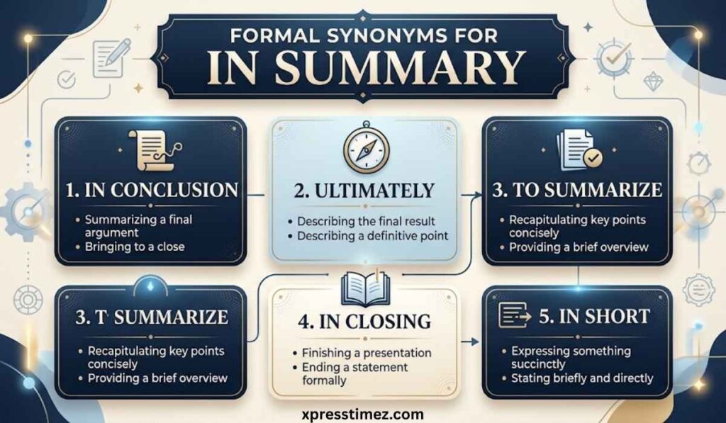formal-synonyms-for-in-summary