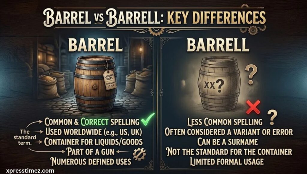 barrel-vs-barrell-key-differences