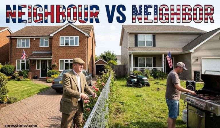 Neighbour vs Neighbor