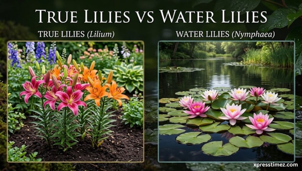 true-lilies-vs-water-lilies