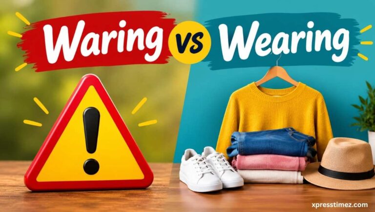 Waring vs Wearing