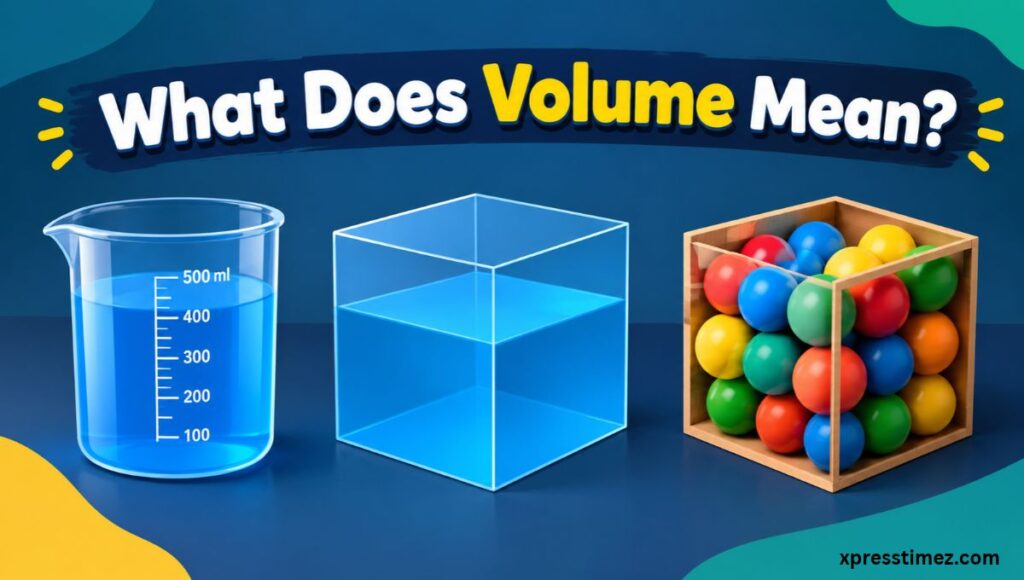 What Does Volume Mean?